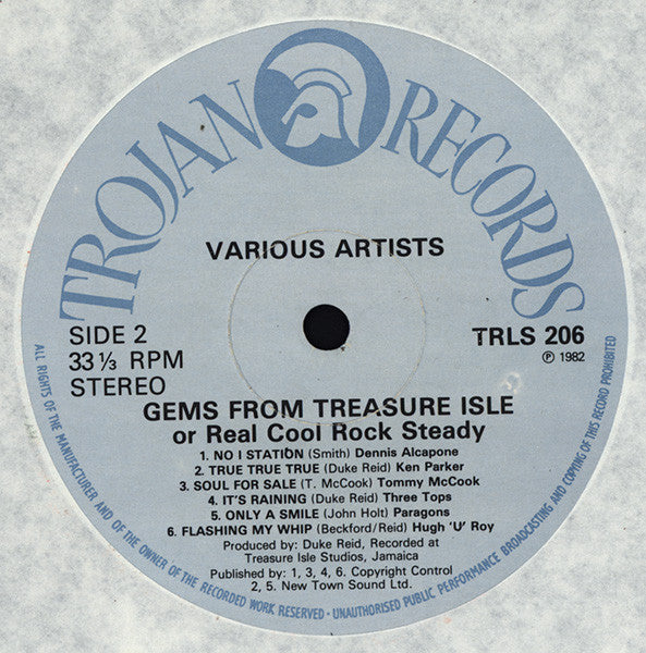 Various : Gems From Treasure Isle Or Real Cool Rock Steady (LP, Comp)