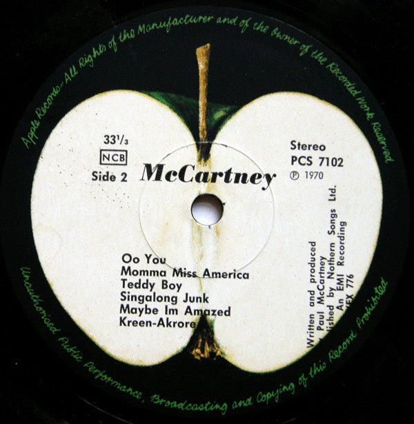 McCartney ~ McCartney (Vinyl) - Djungel & Jazz