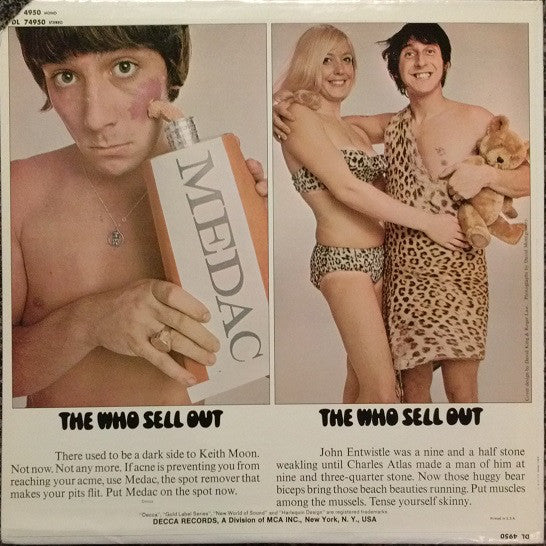 The Who : The Who Sell Out (LP, Album, RE, RP, Pin)