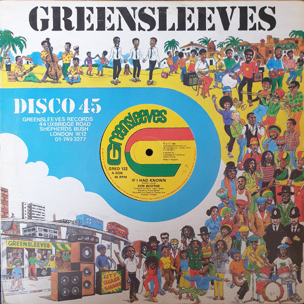 Ken Boothe : If I Had Known / Welfare People (12")