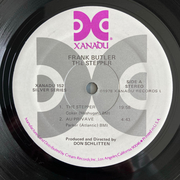 Frank Butler ~ The Stepper (Vinyl) - Djungel & Jazz