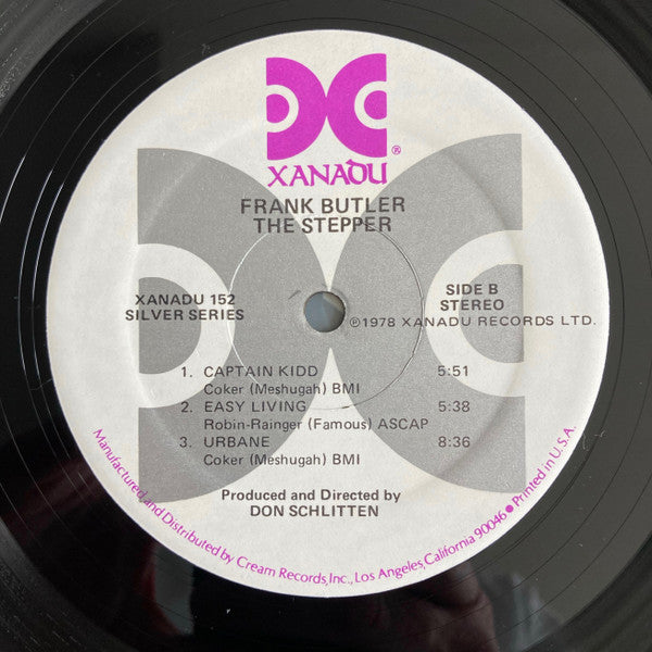 Frank Butler ~ The Stepper (Vinyl) - Djungel & Jazz