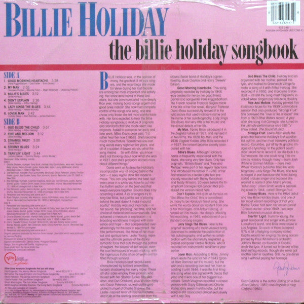 Billie Holiday ~ The Billie Holiday Songbook (Vinyl) - Djungel & Jazz