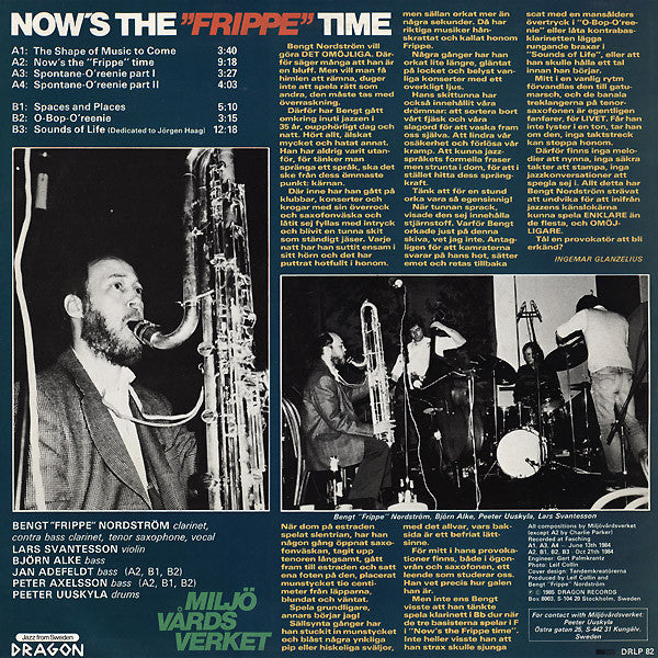 Miljövårdsverket ~ Now's The "Frippe" Time (Vinyl) - Djungel & Jazz