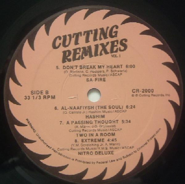 Various ~ Cutting Remixes (Vol. 1) (Vinyl) - Djungel & Jazz