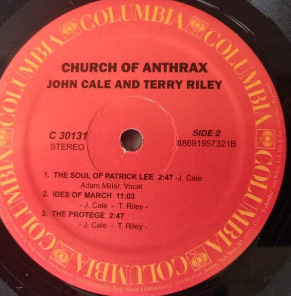 John Cale & Terry Riley ~ Church Of Anthrax (Vinyl) - Djungel & Jazz