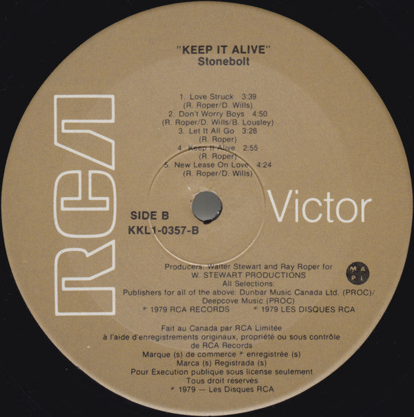 Stonebolt ~ Keep It Alive (Vinyl) - Djungel & Jazz