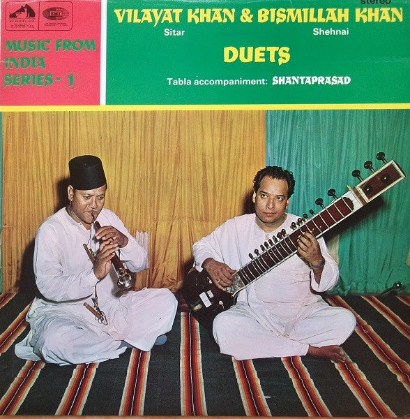 Vilayat Khan & Bismillah Khan, Shantaprasad ~ Duets (Vinyl) - Djungel & Jazz