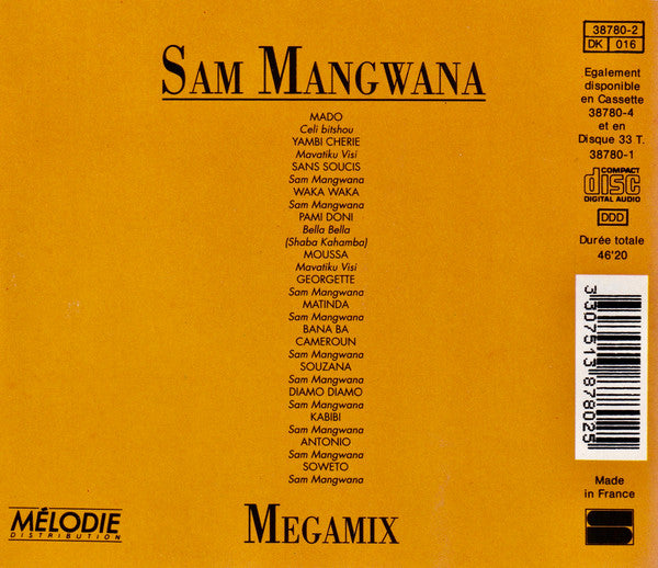 Sam Mangwana ~ Megamix (Vinyl) - Djungel & Jazz
