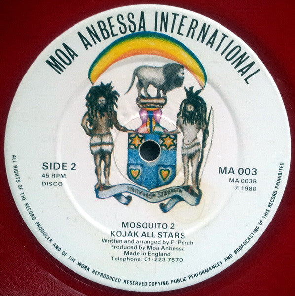 King Everald, Ringo (5) : Freedom Line/ Mosquito 1 (12", red)
