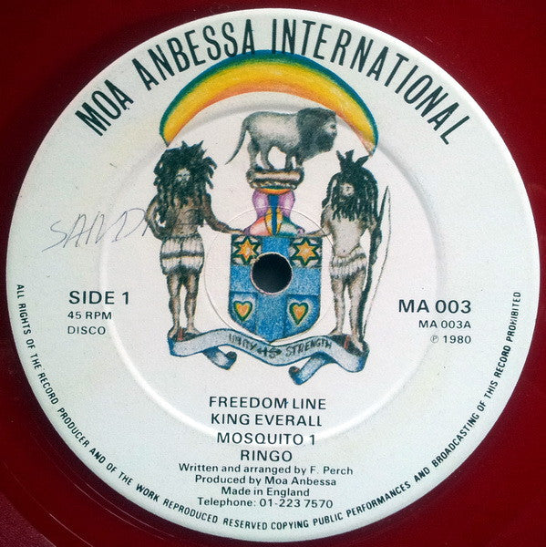 King Everald, Ringo (5) : Freedom Line/ Mosquito 1 (12", red)