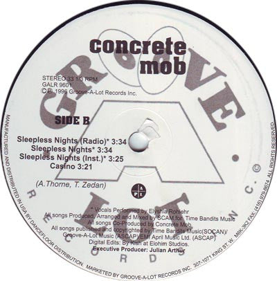 Concrete Mob ~ Boiling Point / Sleepless Nights (Vinyl) - Djungel & Jazz