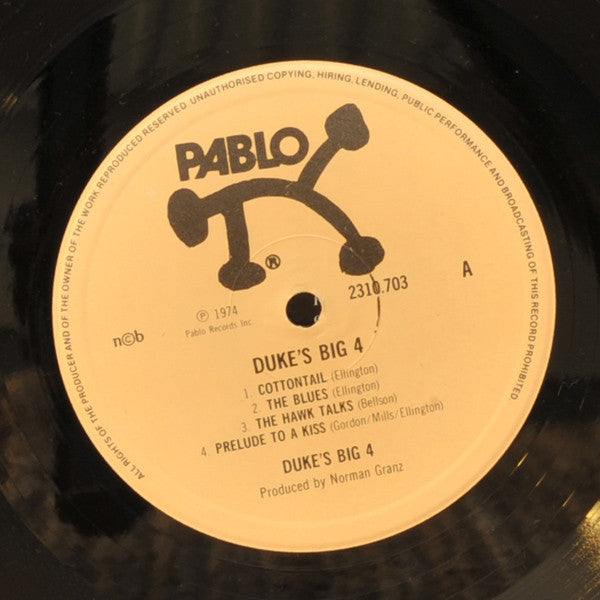 Duke Ellington ~ Duke's Big 4 (Vinyl) - Djungel & Jazz