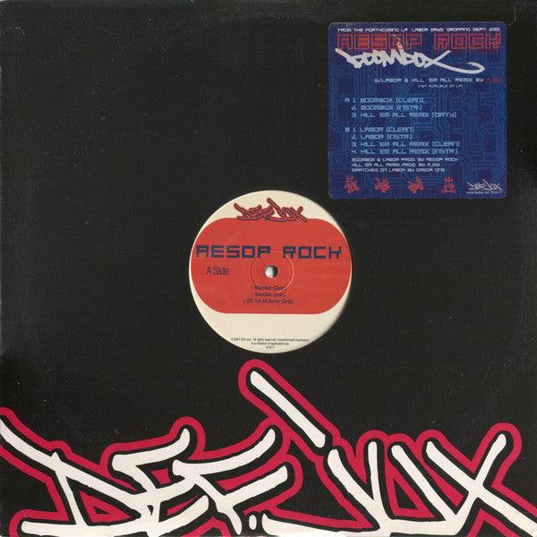 Aesop Rock ~ Boombox (Vinyl) - Djungel & Jazz