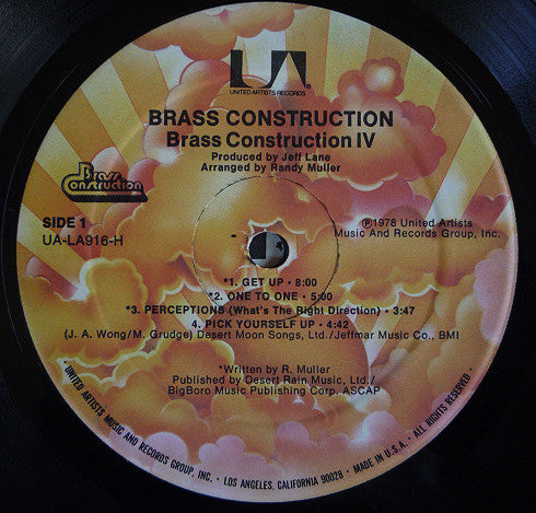 Brass Construction ~ Brass Construction IV (Vinyl) - Djungel & Jazz