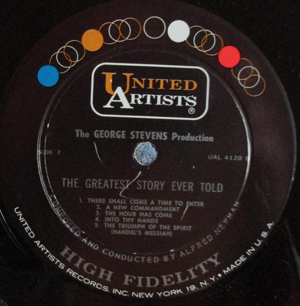 Alfred Newman ~ The Greatest Story Ever Told (Original Motion Picture Score) (Vinyl) - Djungel & Jazz