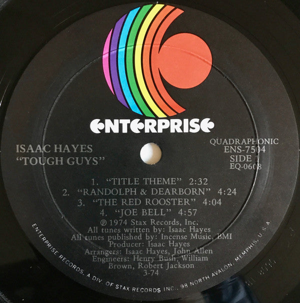 Isaac Hayes ~ Tough Guys (Vinyl) - Djungel & Jazz