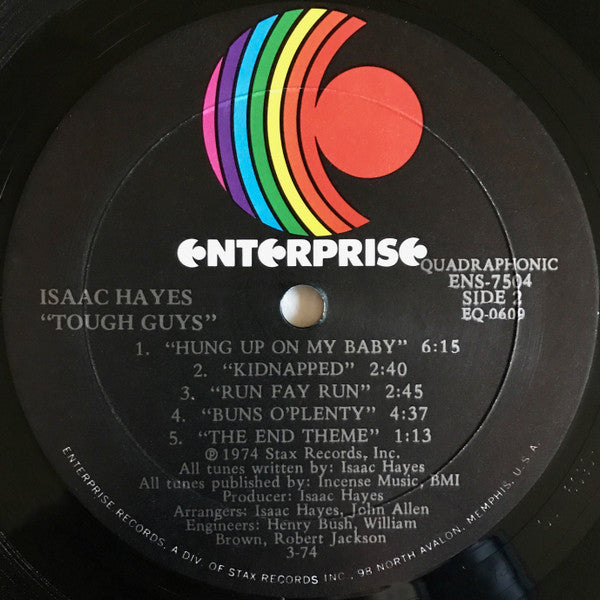 Isaac Hayes ~ Tough Guys (Vinyl) - Djungel & Jazz