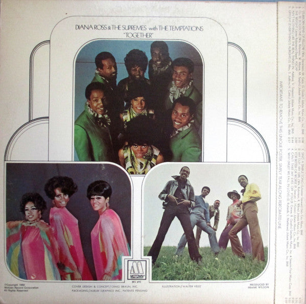 Diana Ross & The Supremes With The Temptations ~ Together (Vinyl) - Djungel & Jazz