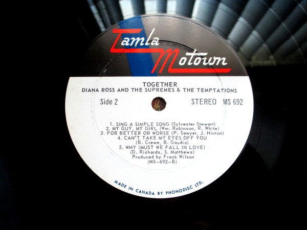 Diana Ross & The Supremes With The Temptations ~ Together (Vinyl) - Djungel & Jazz