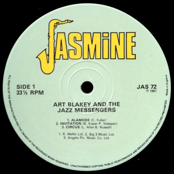Art Blakey ~ Jazz Messengers (Vinyl) - Djungel & Jazz