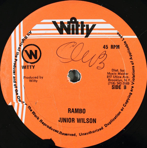 Horace Andy / Junior Wilson : Banga Rang / Rambo (12")