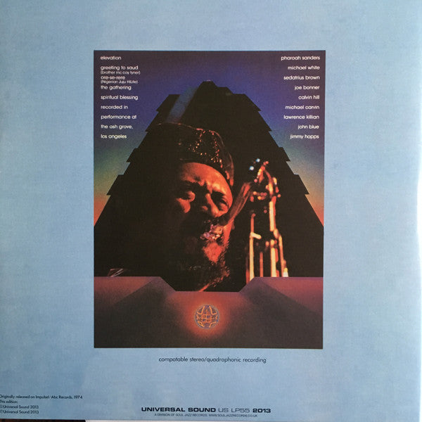 Pharoah Sanders : Elevation (2xLP, Album, RE, 180)