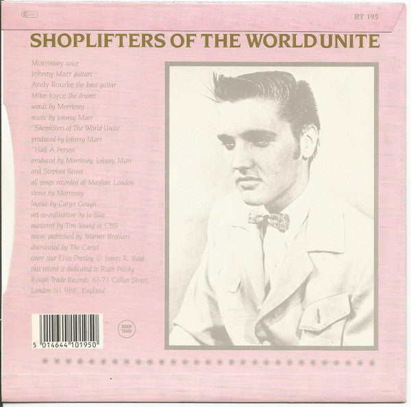 The Smiths : Shoplifters Of The World Unite (7", Single, Pus)