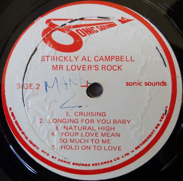 Al Campbell : Strickly Al Campbell (Mr Lover's Rock) (LP, Album)