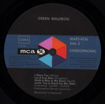 Green Bullfrog ~ Green Bullfrog (Vinyl) - Djungel & Jazz