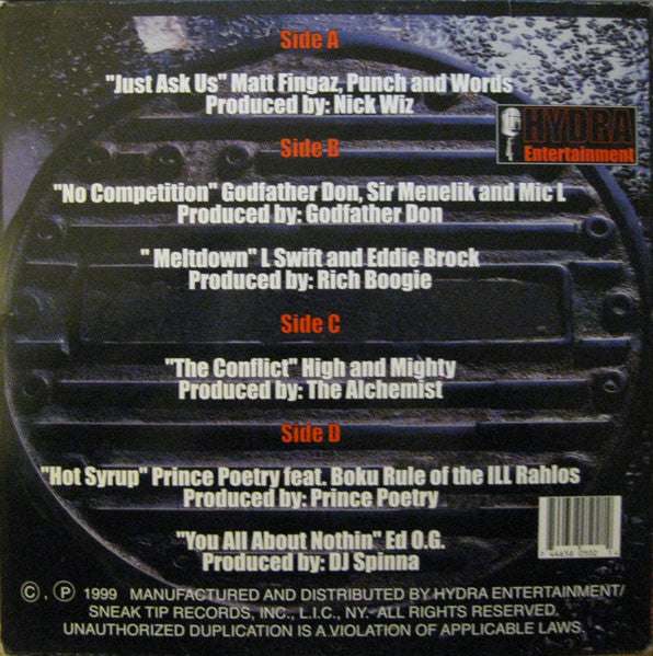 Various : Hip Hop Underground's Finest (2x12", EP)