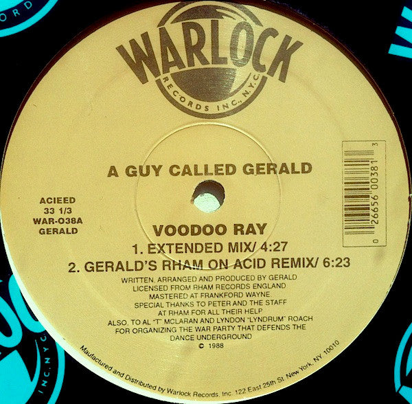 A Guy Called Gerald : Voodoo Ray (12", RP, Bei)