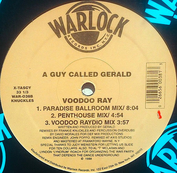 A Guy Called Gerald : Voodoo Ray (12", RP, Bei)