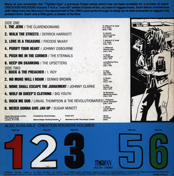 Various : Creation Rockers Volume 4 (LP, Comp, Blu)
