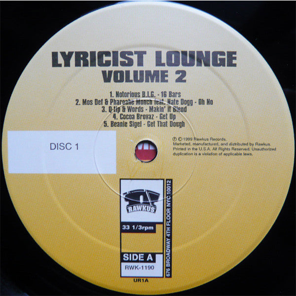 Various ~ Lyricist Lounge 2 (Vinyl) - Djungel & Jazz