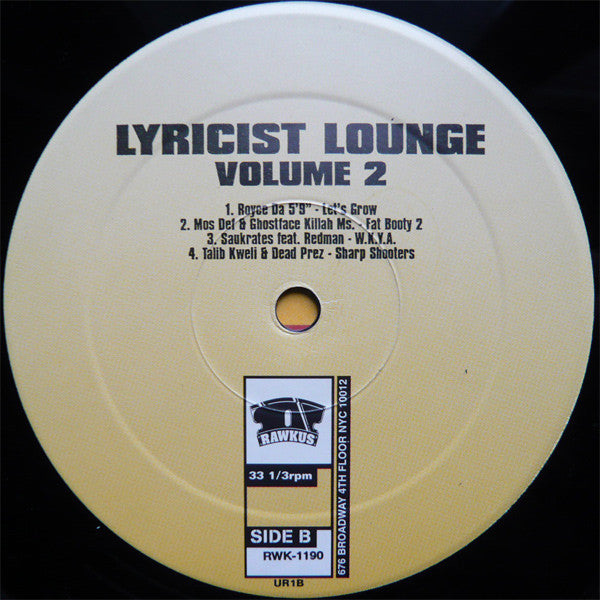 Various ~ Lyricist Lounge 2 (Vinyl) - Djungel & Jazz