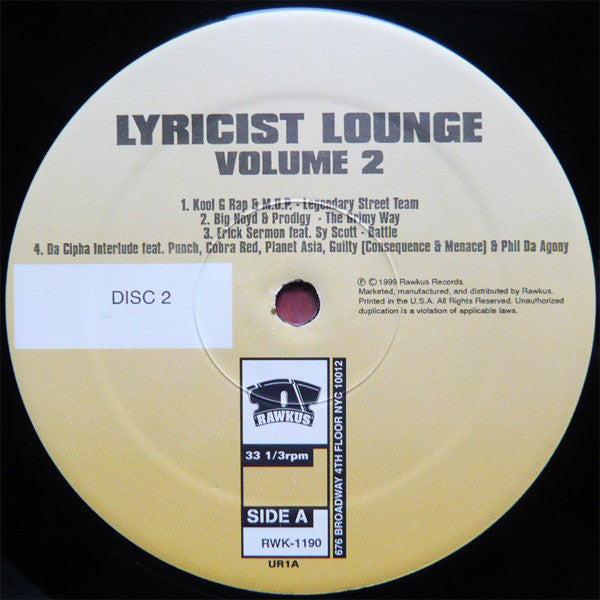 Various ~ Lyricist Lounge 2 (Vinyl) - Djungel & Jazz