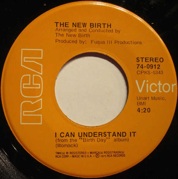 New Birth ~ I Can Understand It (Vinyl) - Djungel & Jazz