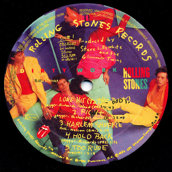 Rolling Stones ~ Dirty Work (Vinyl) - Djungel & Jazz