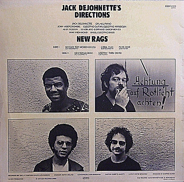 Jack DeJohnette's Directions ~ New Rags (Vinyl) - Djungel & Jazz