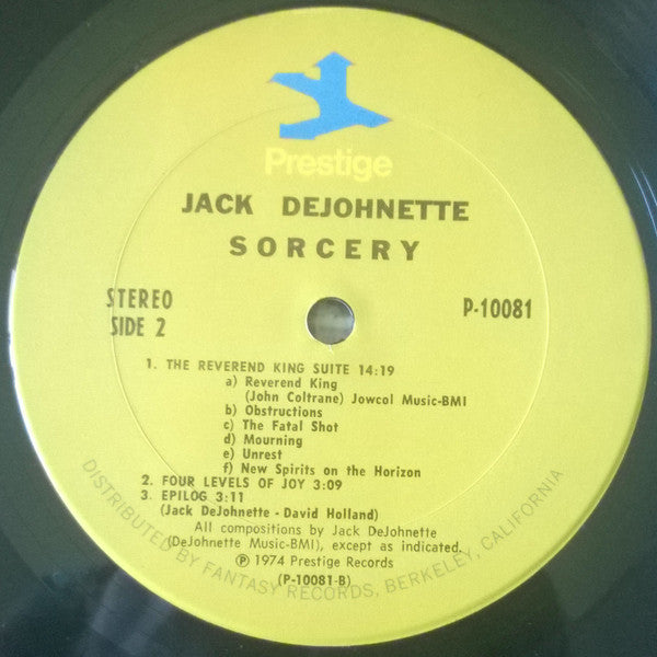 Jack DeJohnette ~ Sorcery (Vinyl) - Djungel & Jazz