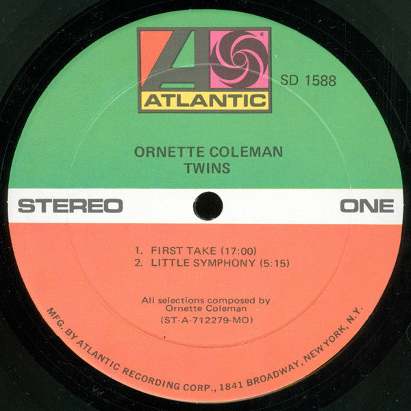 Ornette Coleman ~ Twins (Vinyl) - Djungel & Jazz