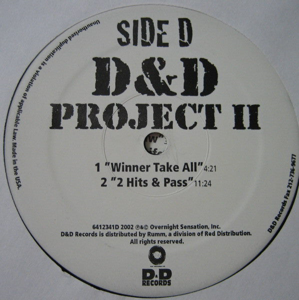 Various ~ D&D Project II (Vinyl) - Djungel & Jazz