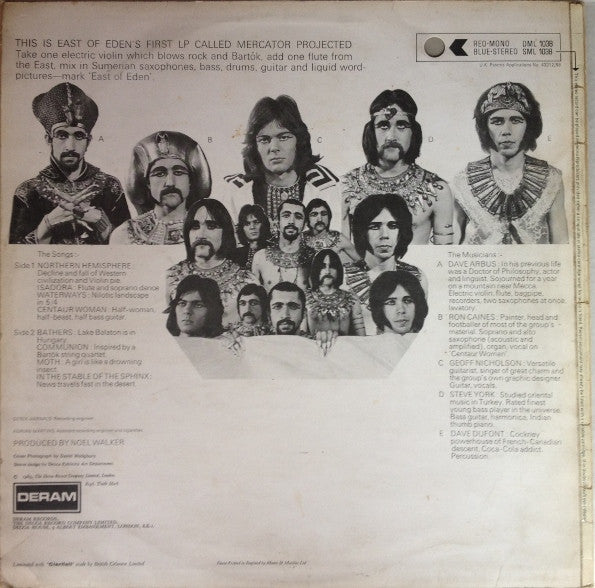 East Of Eden  ~ Mercator Projected (Vinyl) - Djungel & Jazz