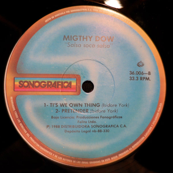 Mighty Dow ~ Salsa Soca Salsa (Vinyl) - Djungel & Jazz