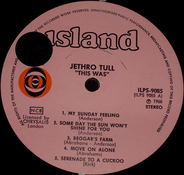 Jethro Tull ~ This Was (Vinyl) - Djungel & Jazz