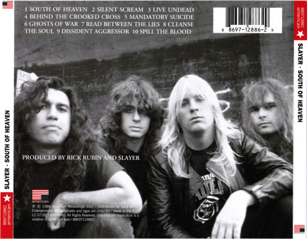 Slayer ~ South Of Heaven (Vinyl) - Djungel & Jazz