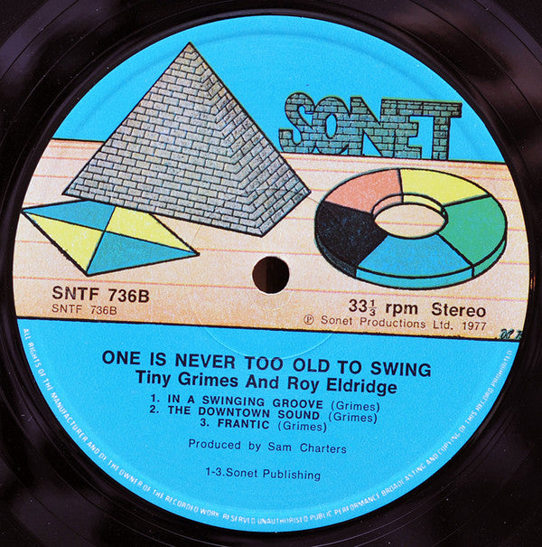 Tiny Grimes With Roy Eldridge ~ One Is Never Too Old To Swing (Vinyl) - Djungel & Jazz