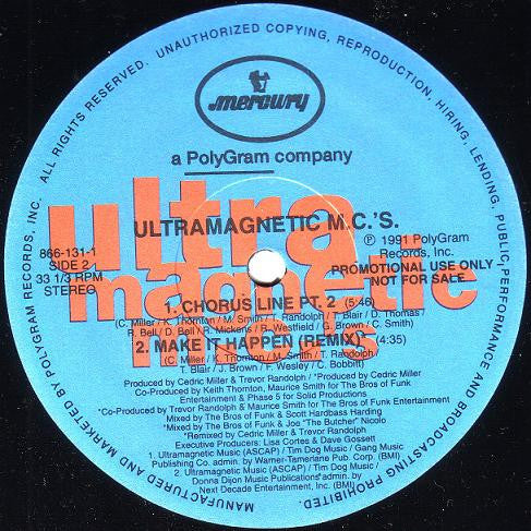 Ultramagnetic MC's ~ Make It Happen (Vinyl) - Djungel & Jazz