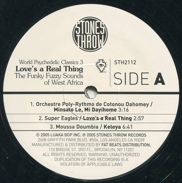 Various : Love's A Real Thing (The Funky Fuzzy Sounds Of West Africa) (2xLP, Comp)